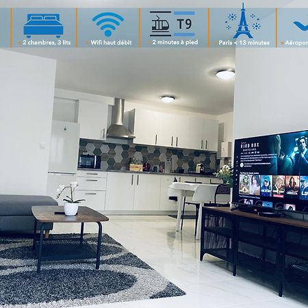 Appartement Parisien Neuf, Moderne Avec Une Grande Salon, 2 Chambres, 4 Lits, Parking Gratuit, 15Min De Paris Et 13 Min Aeroport Orly Vitry-sur-Seine Exteriör bild
